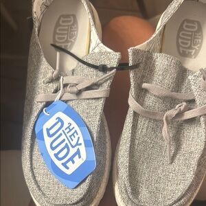 Hey Dude Gray Loafers & Slip-Ons